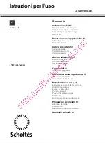 Предварительный просмотр 49 страницы SCHOLTES LTE 14-3210 Operating Instructions Manual