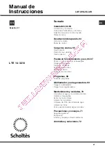 Предварительный просмотр 61 страницы SCHOLTES LTE 14-3210 Operating Instructions Manual