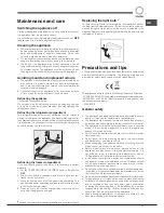 Preview for 17 page of SCHOLTES RCB 3xx AA xx Operating Instructions Manual