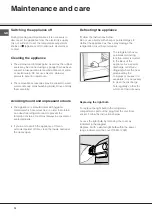 Preview for 14 page of SCHOLTES RS 1931 Operating Instructions Manual