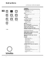 SCHOLTES SCM2 Instructions Manual предпросмотр