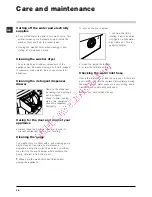 Preview for 12 page of SCHOLTES SDLE 129 Instructions For Use Manual