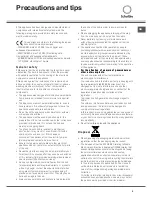 Preview for 9 page of SCHOLTES SH06DDTAB Operating Instructions Manual