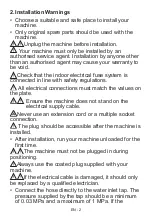 Предварительный просмотр 7 страницы SCHOLTES SODV1410F Instruction Manual And Safety Instructions