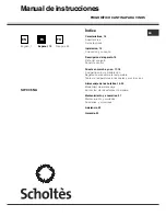 Preview for 13 page of SCHOLTES SWC 36 NA User Manual