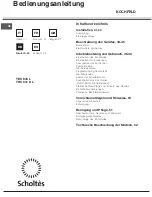 Предварительный просмотр 40 страницы SCHOLTES TEC 645 L Operating Instructions Manual