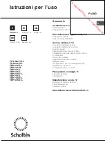 SCHOLTES TRP 632 TD L Operating Instructions Manual предпросмотр