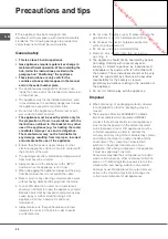 Preview for 20 page of SCHOLTES TV 631 E GH Operating Instructions Manual