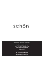 Preview for 7 page of Schon 20063-0101 Use And Care Manual