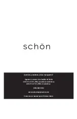 Preview for 21 page of Schon 20063-0101 Use And Care Manual