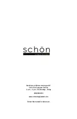 Предварительный просмотр 6 страницы Schon 51635-W301 Use And Care Manual