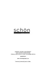 Preview for 18 page of Schon 67065-0101 Use And Care Manual