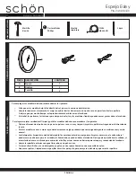 Предварительный просмотр 5 страницы Schon Esley EYGWM2428 Installation Instructions Manual