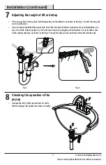 Preview for 7 page of Schon HD67750W-6001 Installation And Care Manual