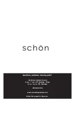 Preview for 11 page of Schon HD67750W-6001 Installation And Care Manual