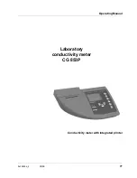 SCHOTT CG 853P Operating Manual preview