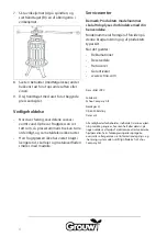 Предварительный просмотр 4 страницы Schou GROUW 70228 Instruction Manual