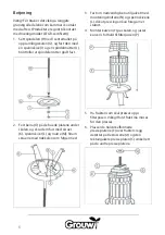 Предварительный просмотр 6 страницы Schou GROUW 70228 Instruction Manual