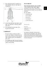 Предварительный просмотр 7 страницы Schou GROUW 70228 Instruction Manual