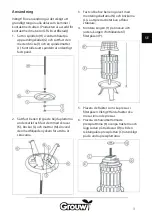 Предварительный просмотр 9 страницы Schou GROUW 70228 Instruction Manual