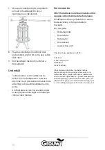 Предварительный просмотр 10 страницы Schou GROUW 70228 Instruction Manual