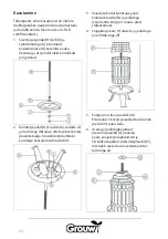 Предварительный просмотр 24 страницы Schou GROUW 70228 Instruction Manual