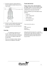 Предварительный просмотр 25 страницы Schou GROUW 70228 Instruction Manual