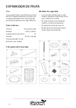 Предварительный просмотр 26 страницы Schou GROUW 70228 Instruction Manual