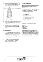 Предварительный просмотр 28 страницы Schou GROUW 70228 Instruction Manual