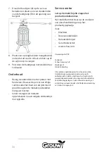 Предварительный просмотр 34 страницы Schou GROUW 70228 Instruction Manual