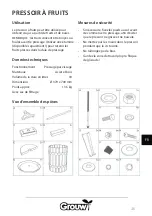 Предварительный просмотр 35 страницы Schou GROUW 70228 Instruction Manual