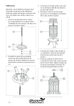 Предварительный просмотр 36 страницы Schou GROUW 70228 Instruction Manual