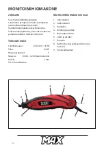 Preview for 22 page of Schou Max 10660 Instruction Manual