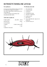 Preview for 46 page of Schou Max 10660 Instruction Manual