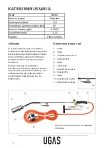 Предварительный просмотр 10 страницы Schou UGAS 86507 Instruction Manual