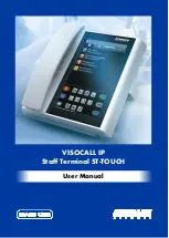 Schrack Seconet VISOCALL IP Staff Terminal ST-TOUCH User Manual предпросмотр