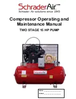 SchraderAir SA315240H346 Operating And Maintenance Manual preview