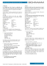 Schramm SKH 500 Operating Instruction preview