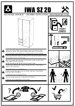 Schrank technik IWA SZ 2D Assembly Instruction Manual предпросмотр