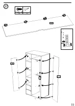 Предварительный просмотр 15 страницы Schrank technik IWA SZ 2D Assembly Instruction Manual