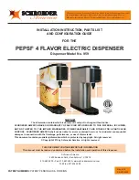 Schroeder America PEPSI 959 Installation Instruction, Parts List And Configuration Manual preview