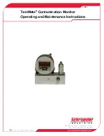 Schroeder Industries TestMate Series Operating And Maintenance Instructions Manual preview