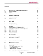 Preview for 3 page of schroff VARISTAR LHX 3 Operating Manual