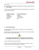 Preview for 8 page of schroff VARISTAR LHX 3 Operating Manual