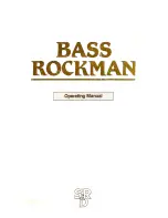 Schtolz Research & Development Bass Rockman Operating Manual preview