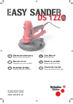 Schuller Ehklar EASY SANDER DS 1220 User Manual preview