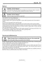 Preview for 27 page of Schuller Ehklar EASY SANDER DS 600 User Manual