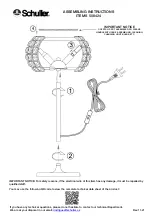 Предварительный просмотр 2 страницы Schuller 508424 Assembling Instructions