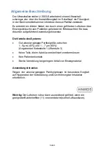 Preview for 8 page of Schulte Elektronik U-3003-E User Instructions