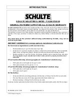 Preview for 45 page of Schulte 2 Series Operator'S Manual